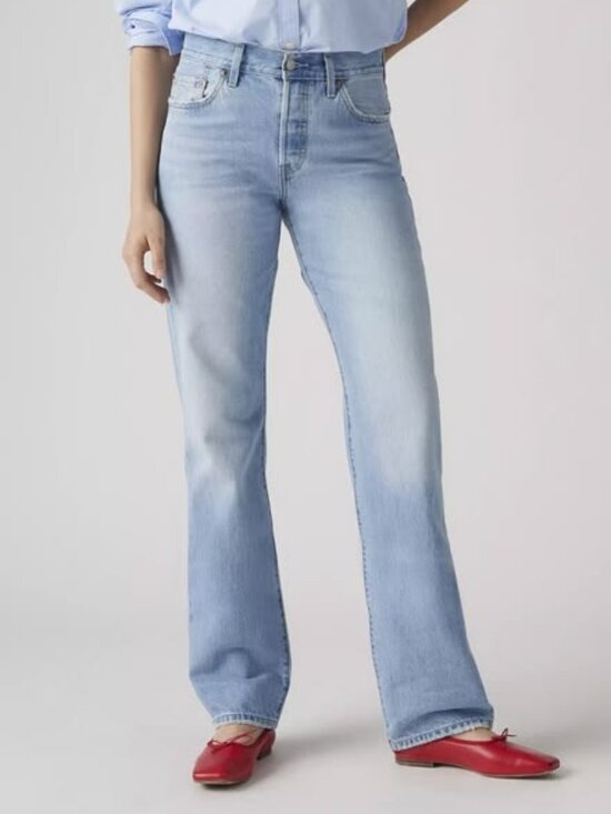 Levi's Denim - Levi's 501 '90s Jeans - Look Downhill (Light Wash) - Size 27x32